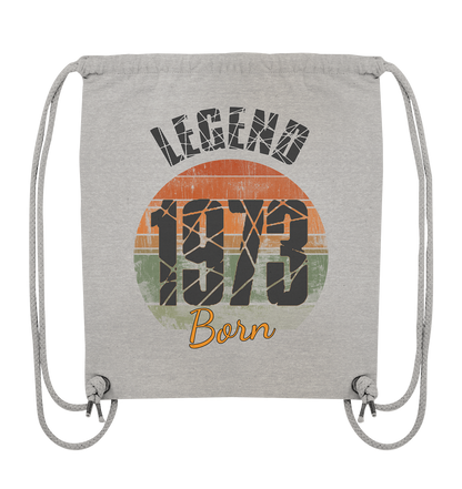 1973 born Legend 50.Geburtstag - Organic Gym-Bag