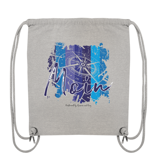 Moin Kompass Aquarell - Organic Gym-Bag