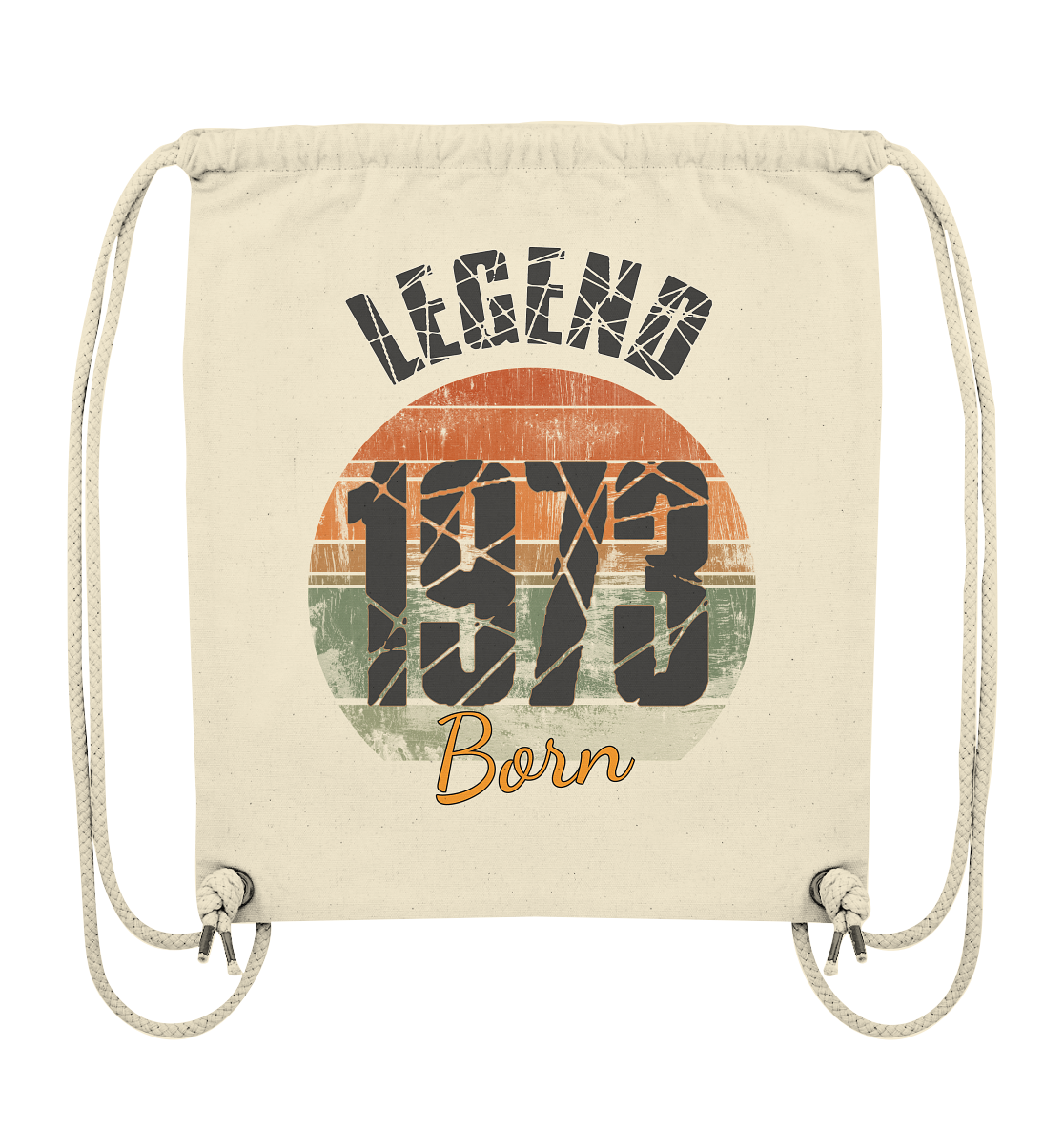 1973 born Legend 50.Geburtstag - Organic Gym-Bag