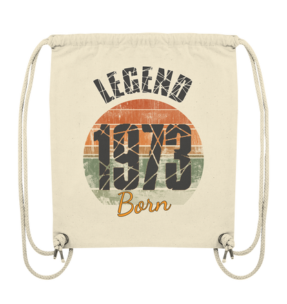 1973 born Legend 50.Geburtstag - Organic Gym-Bag