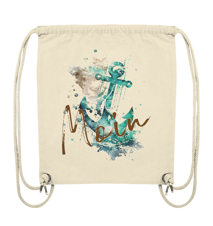 Moin Anker Aquarell - Organic Gym-Bag