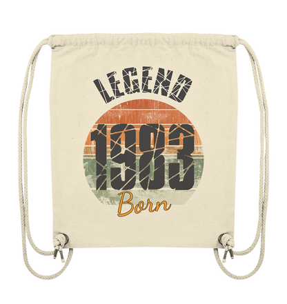 1983 born Legend 40. Geburtstag - Organic Gym-Bag