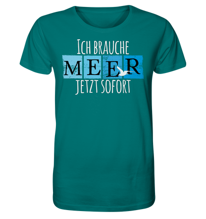 Ich brauche Meer jetzt sofort - Herren Premium Bio T-Shirt