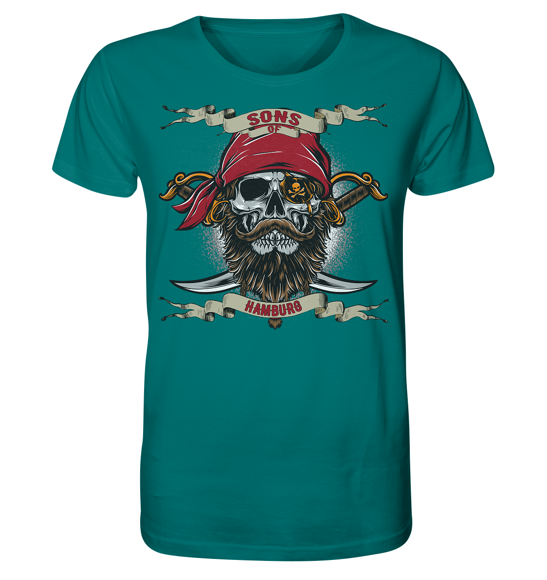 Sons of Hamburg - Herren Premium Bio T-Shirt