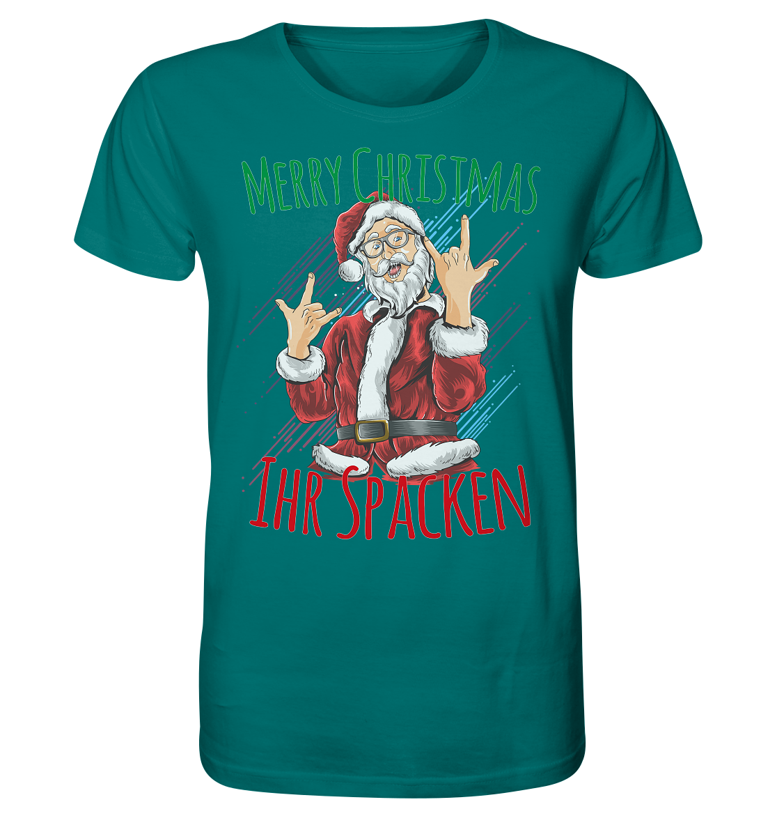 Merry Christmas Ihr Spacken - Herren Premium Bio T-Shirt