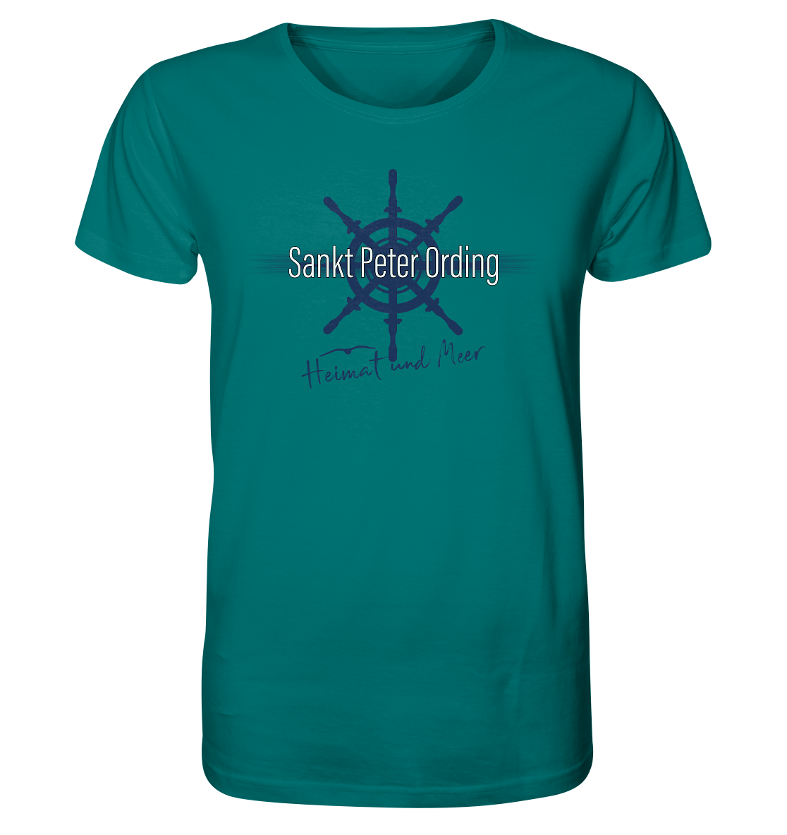 Sankt Peter Ording Heimat und Meer - Herren Premium Bio T-Shirt