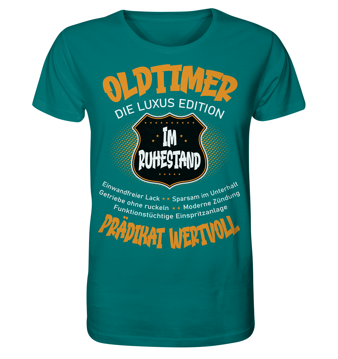 Oldtimer im Ruhestand Luxus Edition - Herren Premium Bio T-Shirt