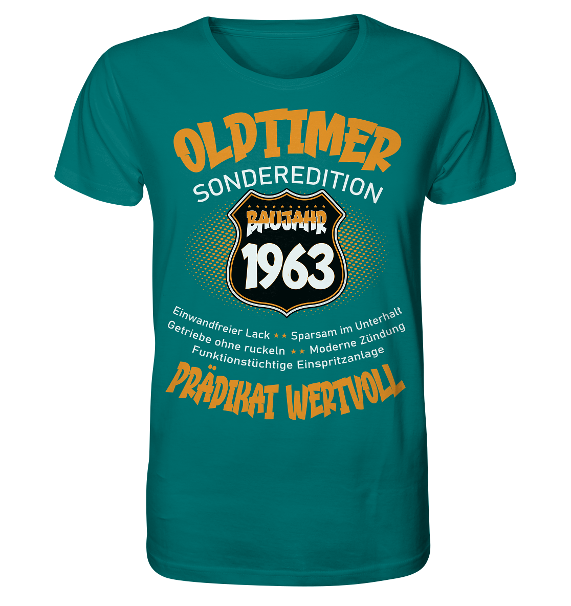 Oldtimer 1963 60.Geburtstag Sonderedition - Herren Premium Bio T-Shirt