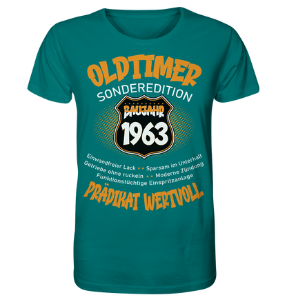 Oldtimer 1963 60.Geburtstag Sonderedition - Herren Premium Bio T-Shirt