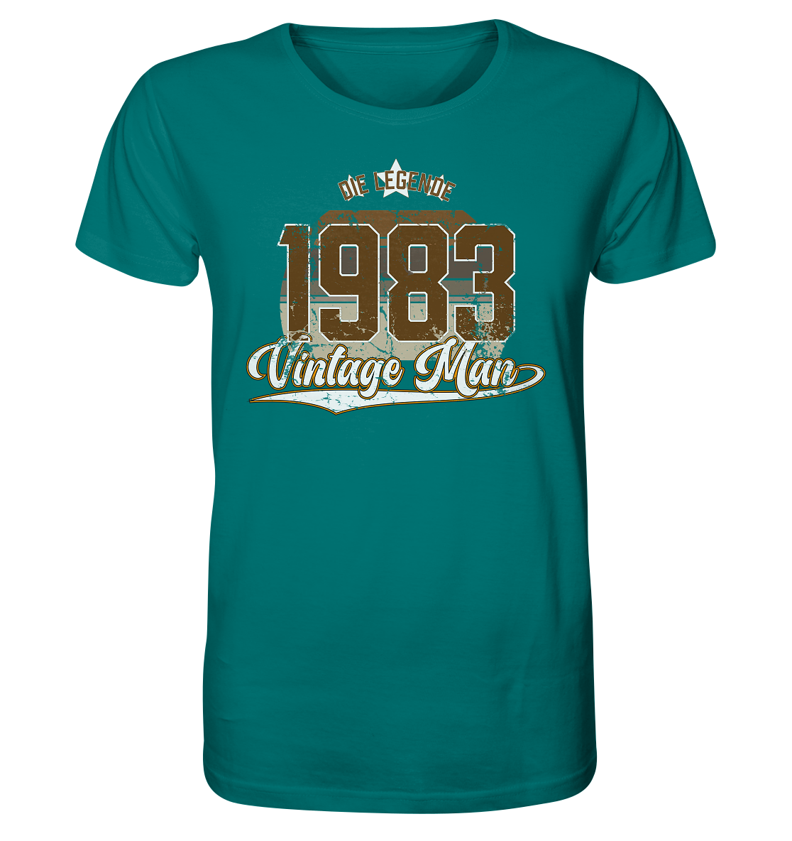 Vintage Man 1983 40.Geburtstag - Herren Premium Bio T-Shirt