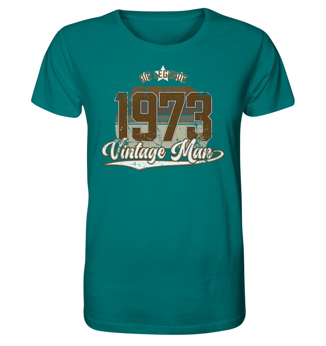 Vintage Man 1973 50.Geburtstag - Herren Premium Bio T-Shirt