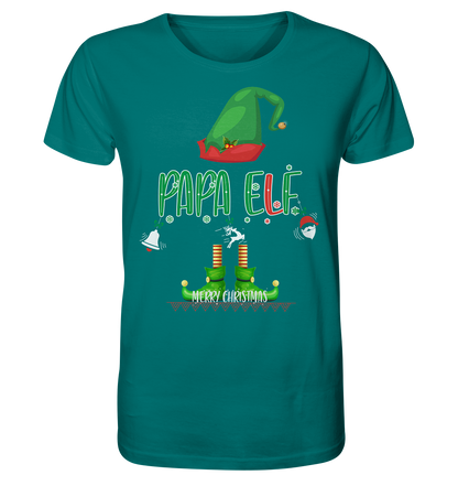 Papa Elf Weihnachten - Herren Premium Bio T-Shirt