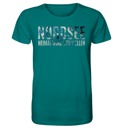 Nordsee Heimat Wind und Wellen - Herren Premium Bio T-Shirt