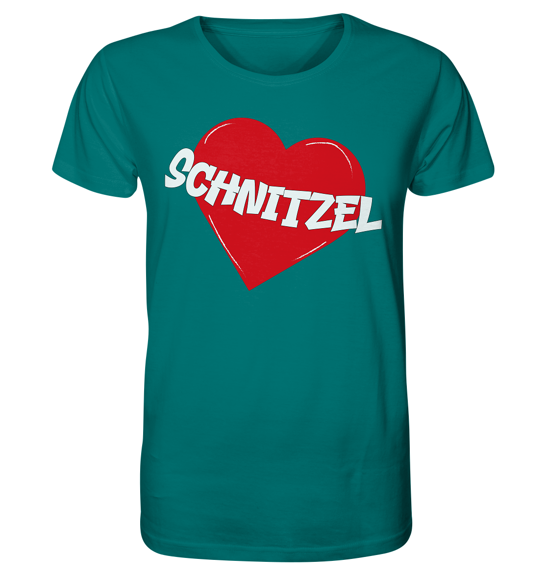 Schnitzel Herz - Herren Premium Bio T-Shirt