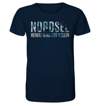 Nordsee Heimat Wind und Wellen - Herren Premium Bio T-Shirt