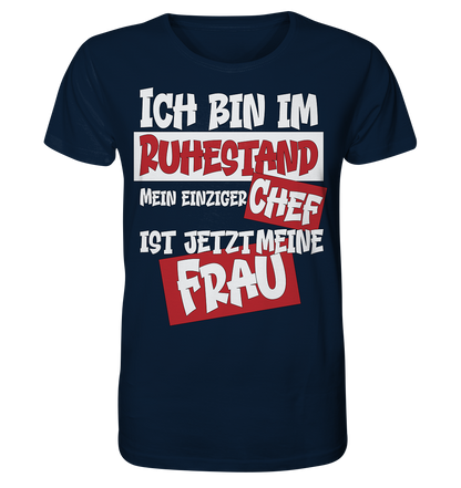 Ich bin im Ruhestand - Herren Premium Bio T-Shirt