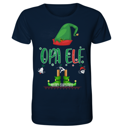 Opa Elf Weihnachten - Herren Premium Bio T-Shirt