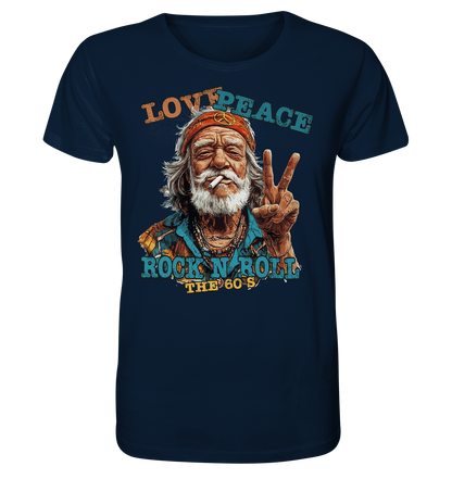 Love Peace Rock`n Roll - Herren Premium Bio T-Shirt