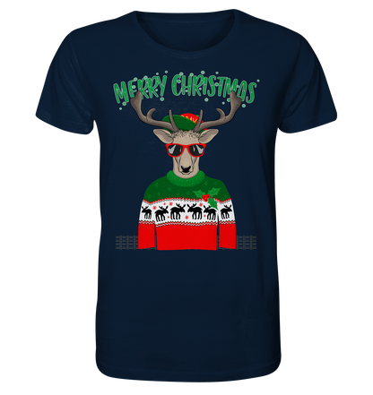 Merry Christmas Rentier - Herren Premium Bio T-Shirt