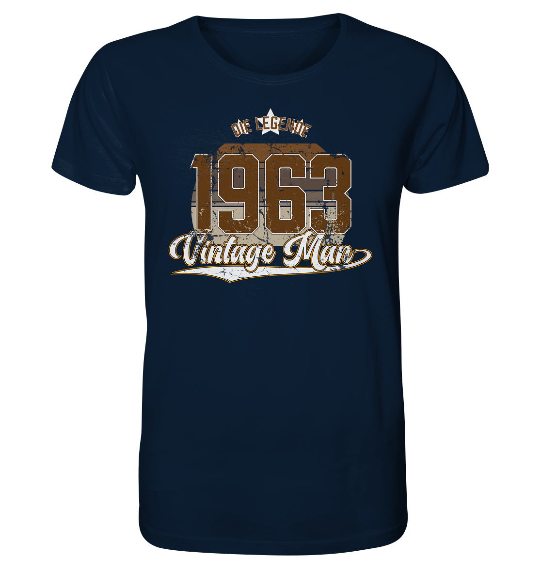 Vintage Man 1963 60.Geburtstag - Herren Premium Bio T-Shirt