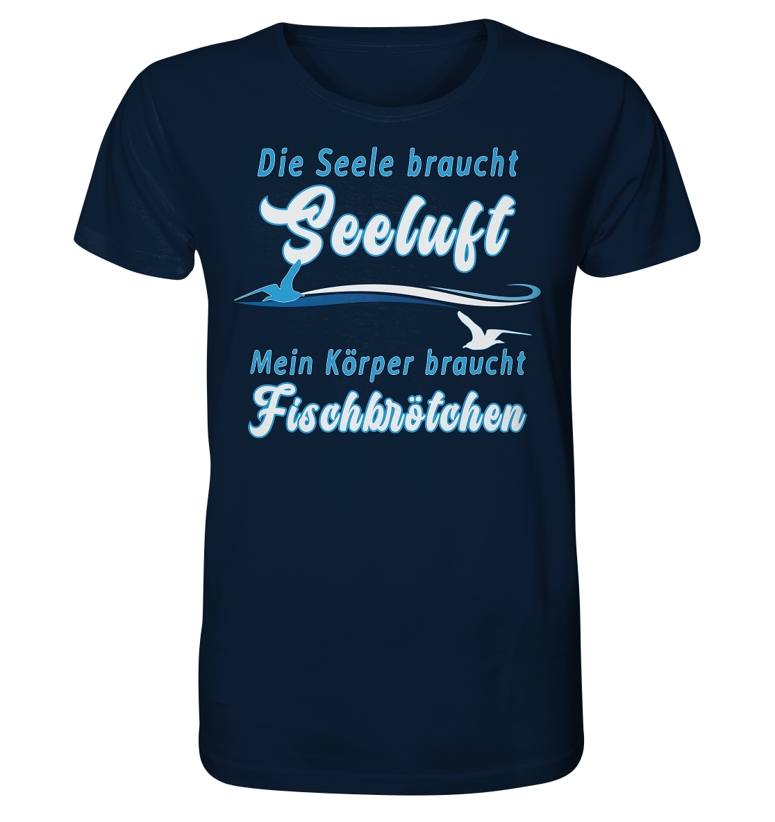 Die Seele braucht Seeluft - Herren Premium Bio T-Shirt