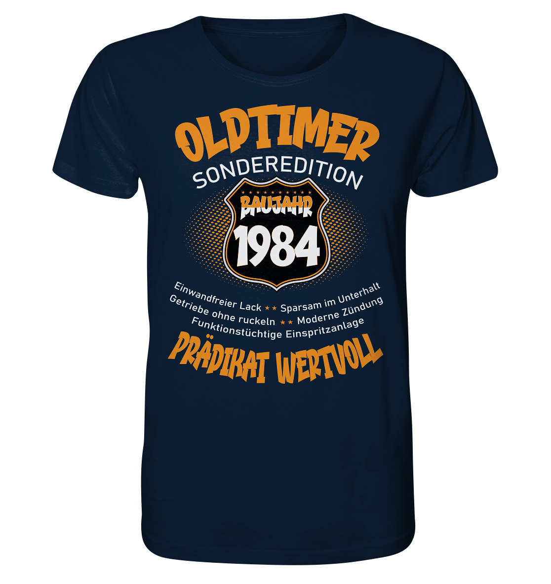 40 Geburtstag Oldtimer Baujahr 1984 - Herren Premium Bio Shirt