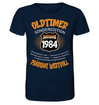 40 Geburtstag Oldtimer Baujahr 1984 - Herren Premium Bio Shirt