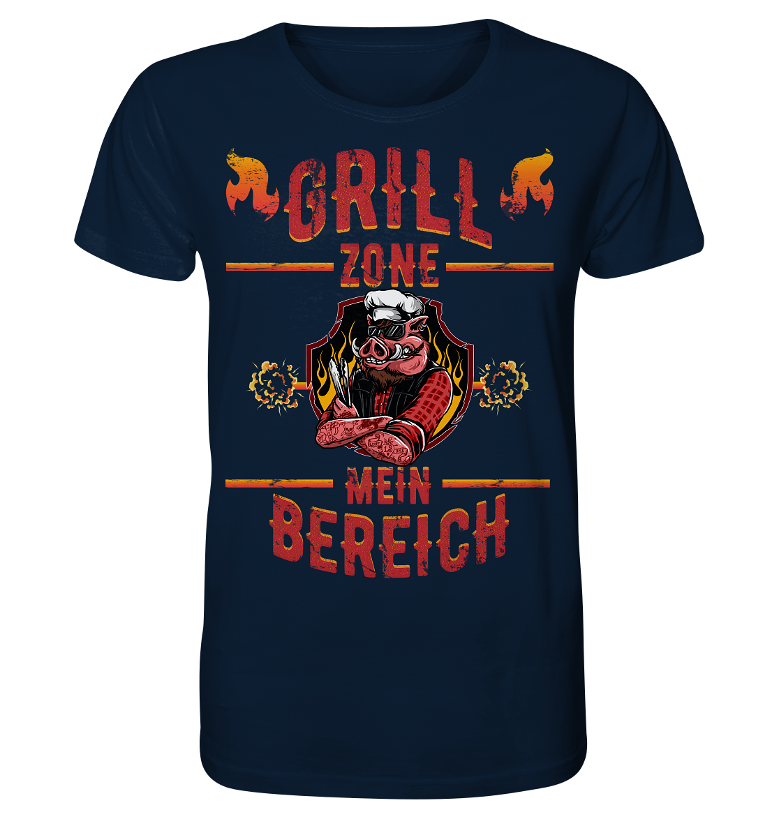 Grill Zone Mein Bereich - Herren Premium Bio T-Shirt