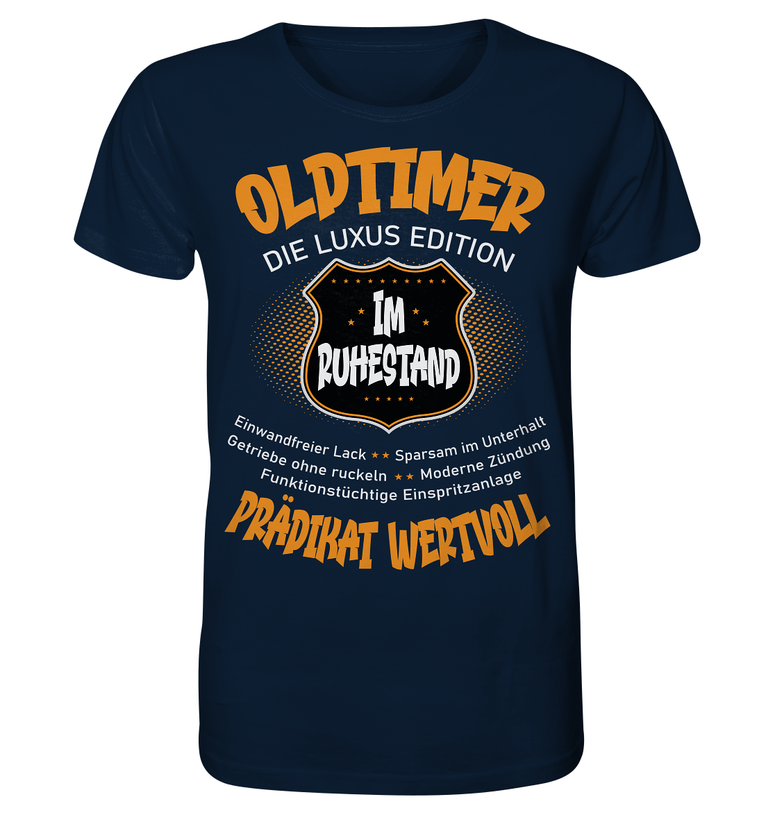 Oldtimer im Ruhestand Luxus Edition - Herren Premium Bio T-Shirt