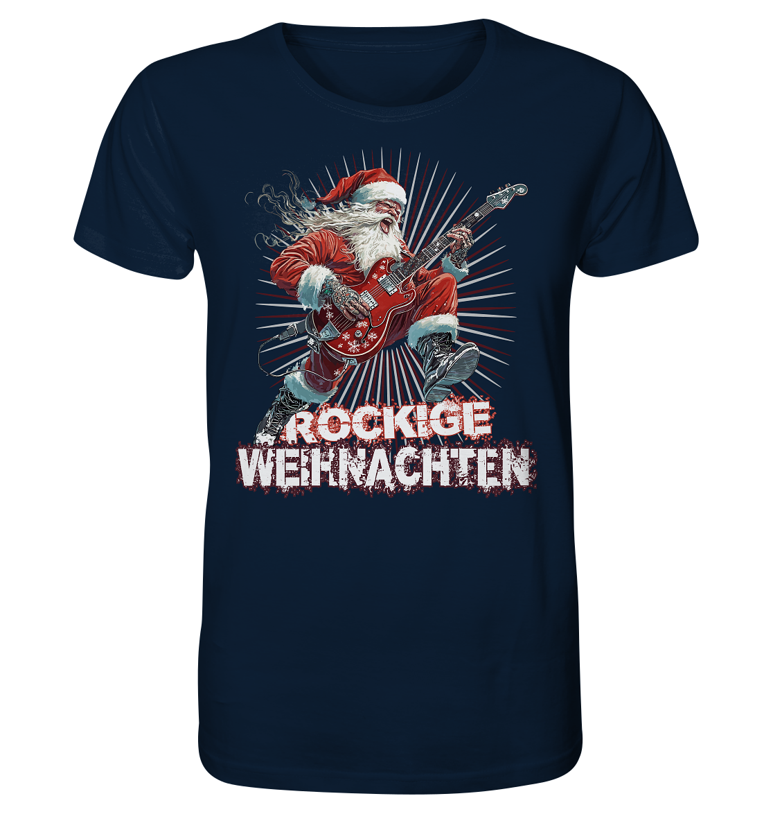 Rockige Weihnachten - Herren Premium Bio T-Shirt