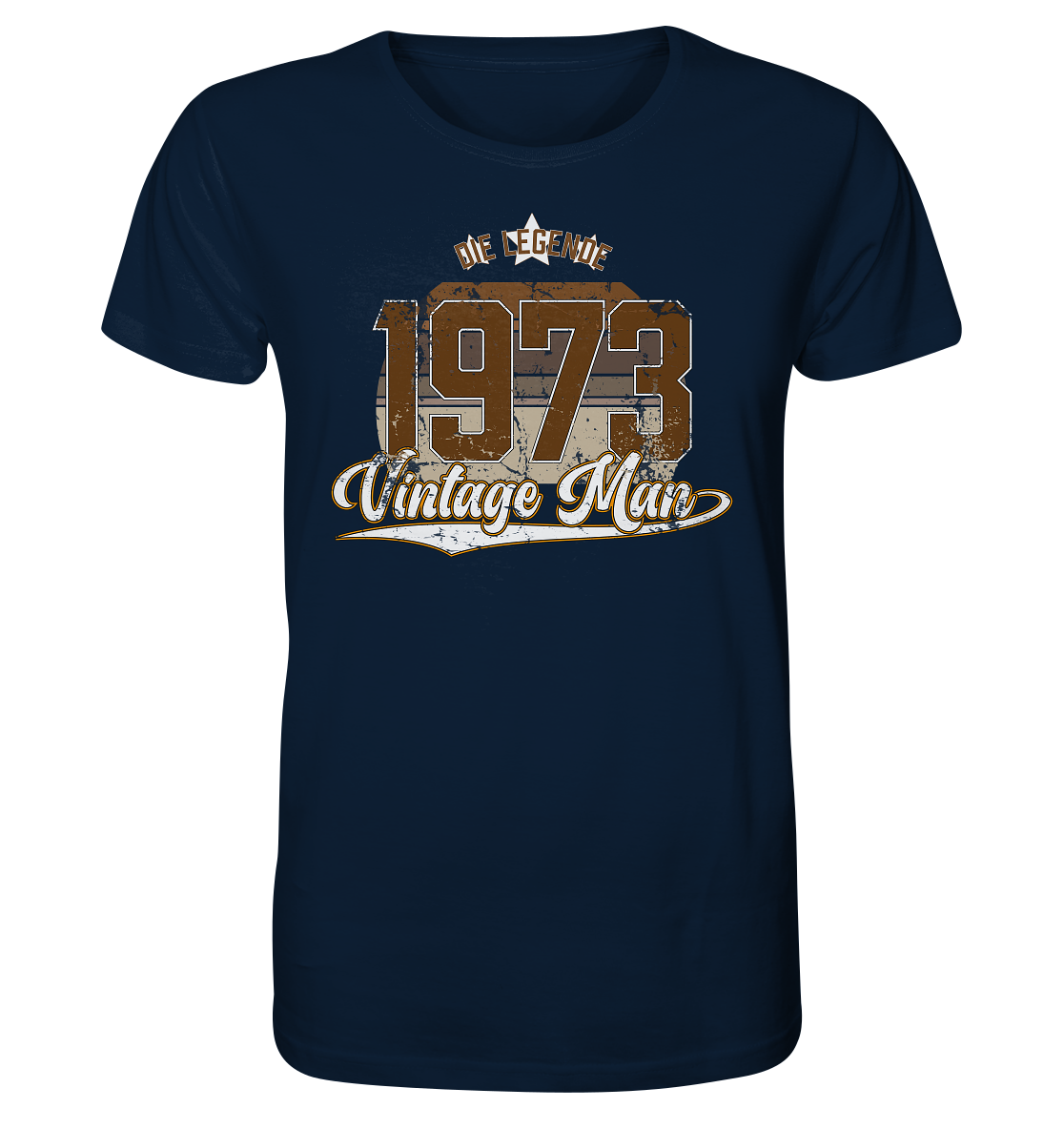 Vintage Man 1973 50.Geburtstag - Herren Premium Bio T-Shirt