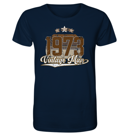 Vintage Man 1973 50.Geburtstag - Herren Premium Bio T-Shirt