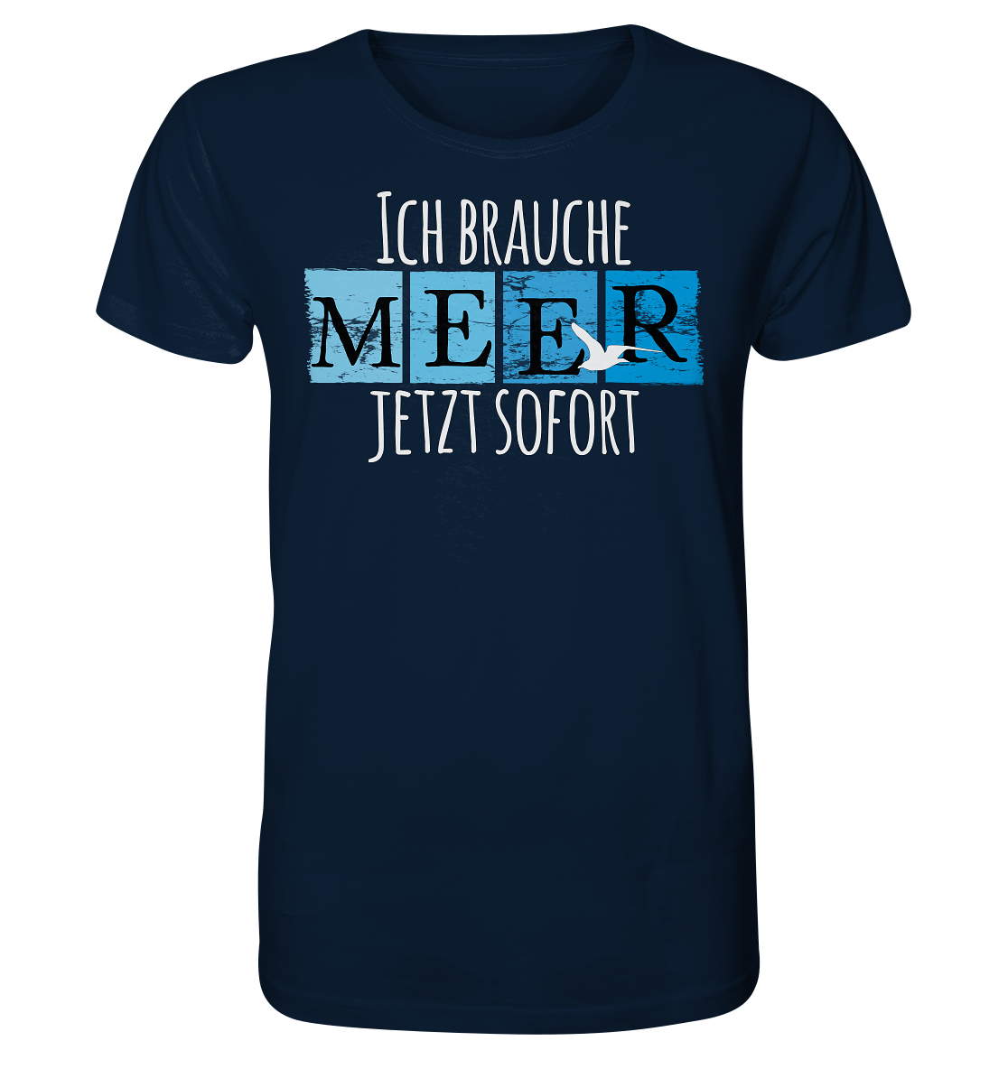 Ich brauche Meer jetzt sofort - Herren Premium Bio T-Shirt