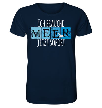 Ich brauche Meer jetzt sofort - Herren Premium Bio T-Shirt