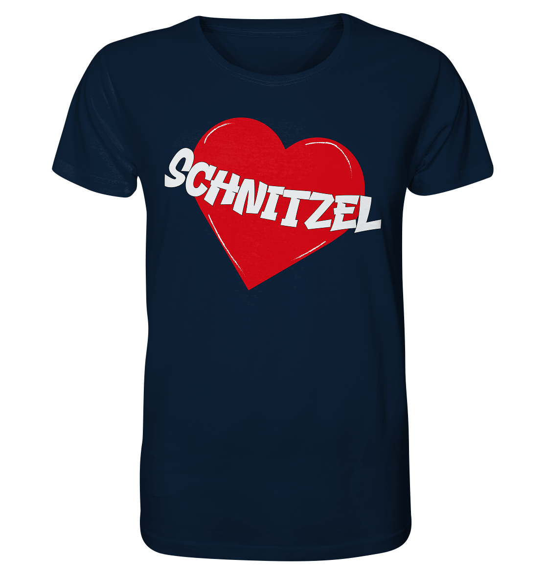 Schnitzel Herz - Herren Premium Bio T-Shirt