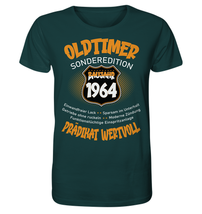 60 Geburtstag Oldtimer Baujahr 1964 - Herren Premium Bio T-Shirt