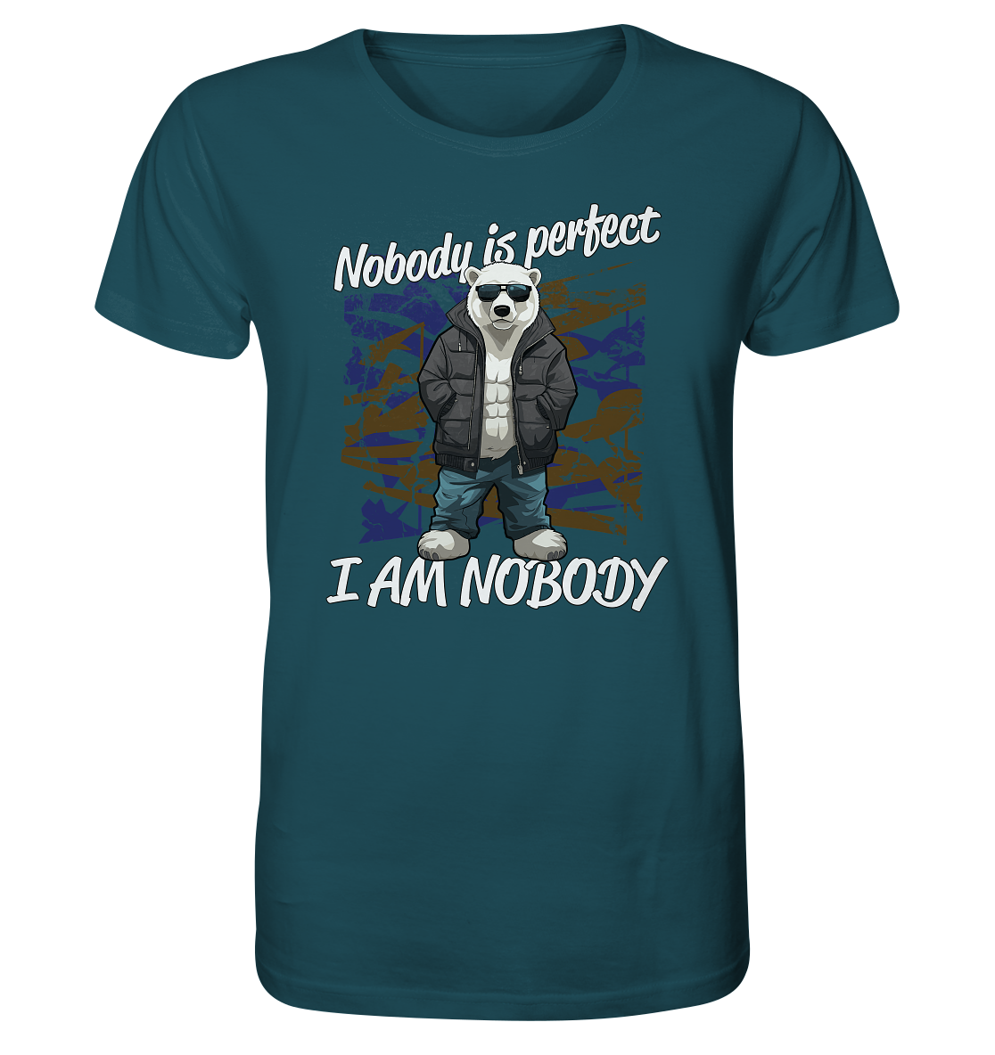 Nobody is Perfect I am Nobody - Herren Premium Bio T-Shirt