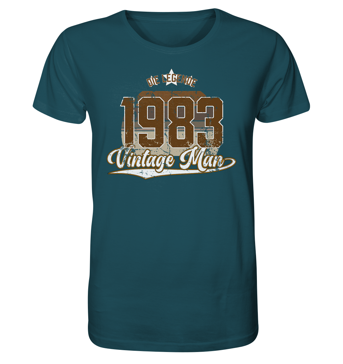 Vintage Man 1983 40.Geburtstag - Herren Premium Bio T-Shirt