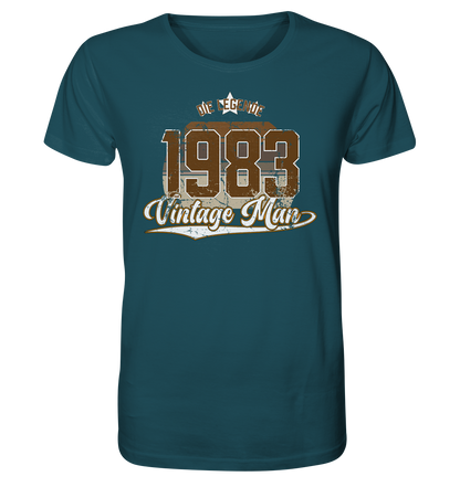 Vintage Man 1983 40.Geburtstag - Herren Premium Bio T-Shirt