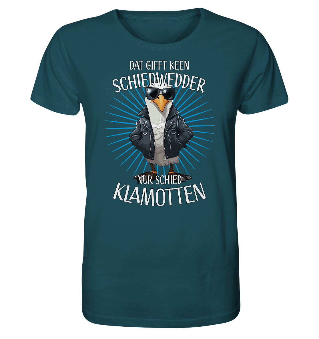 Dat gifft keen Schiedwedder nur schied Klamotten - Herren Premium Bio T-Shirt