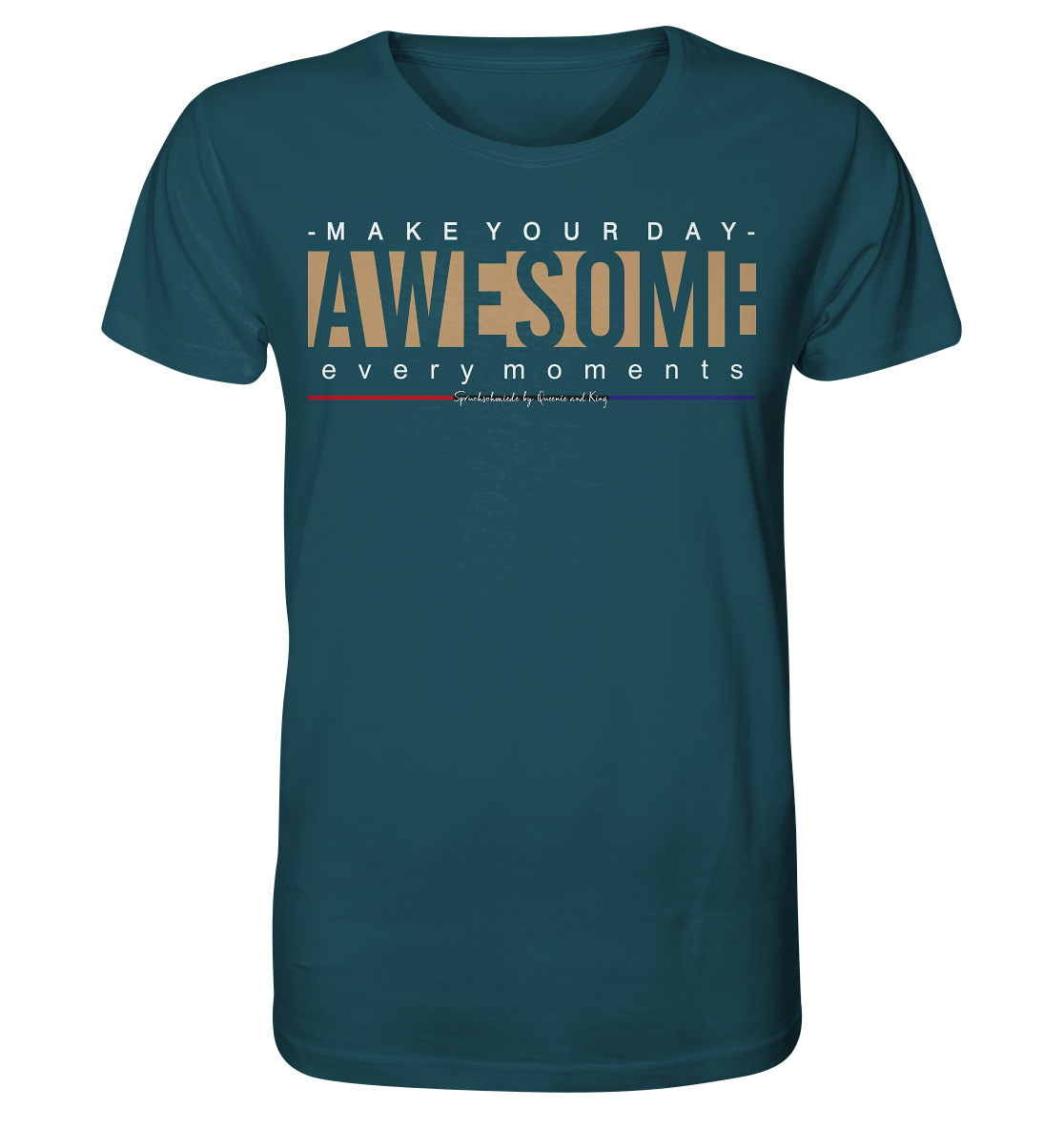 Make Your Day Awesome - Herren Premium Bio T-Shirt