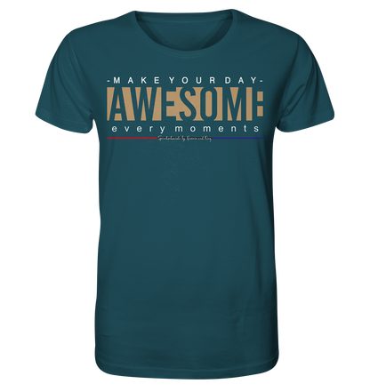 Make Your Day Awesome - Herren Premium Bio T-Shirt