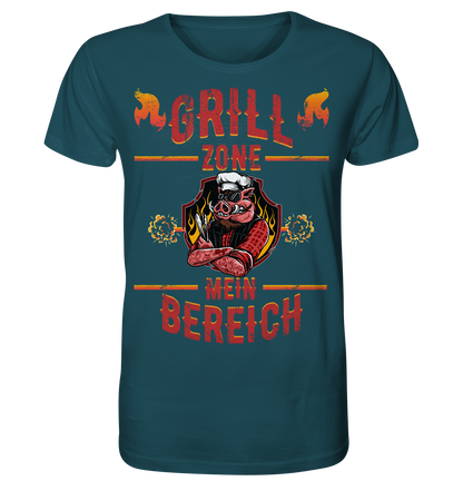 Grill Zone Mein Bereich - Herren Premium Bio T-Shirt