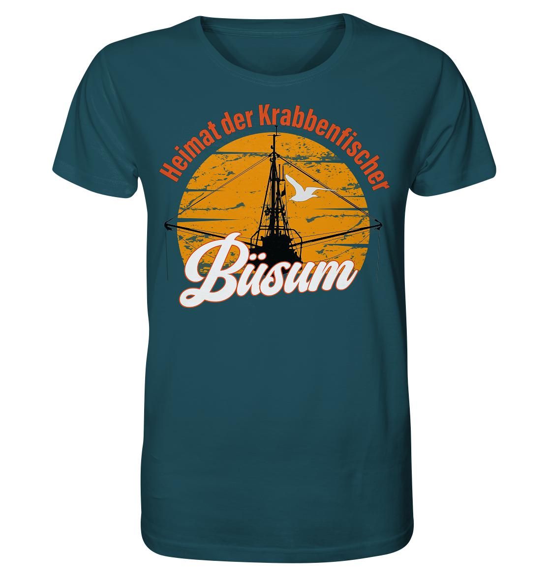 Büsum Heimat der Krabbenfischer - Herren Premium Bio T-Shirt