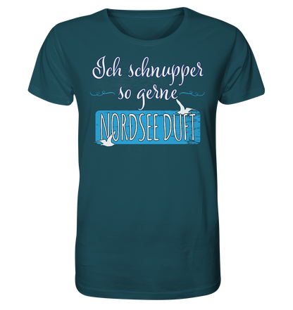 Ich schnupper so gerne Nordsee Duft - Herren Premium Bio T-Shirt