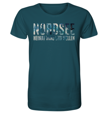 Nordsee Heimat Wind und Wellen - Herren Premium Bio T-Shirt