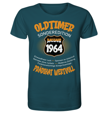 60 Geburtstag Oldtimer Baujahr 1964 - Herren Premium Bio T-Shirt