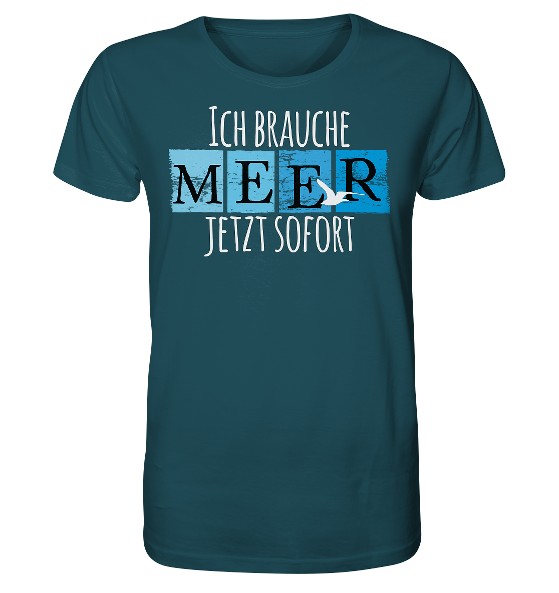 Ich brauche Meer jetzt sofort - Herren Premium Bio T-Shirt