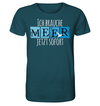 Ich brauche Meer jetzt sofort - Herren Premium Bio T-Shirt