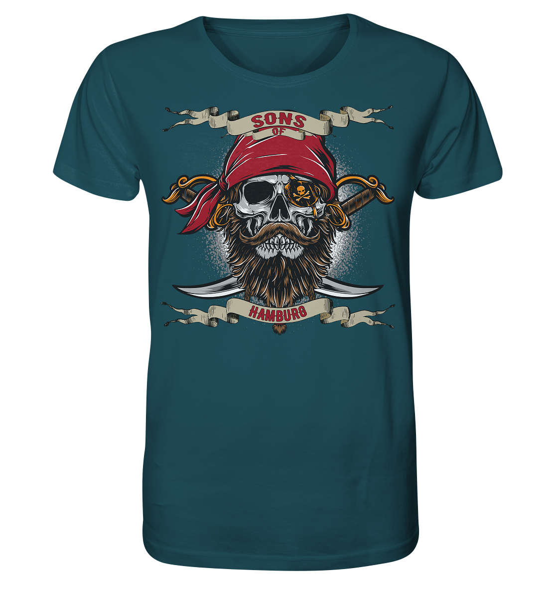 Sons of Hamburg - Herren Premium Bio T-Shirt